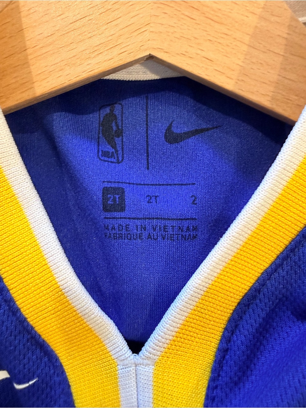 Nike Stephen Curry Warriors Toddler Jersey 2T GSW Steph Curry #30 - Picture 4 of 5